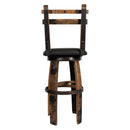 160 PROOF Bar Stool with Swivel Vinyl Seat