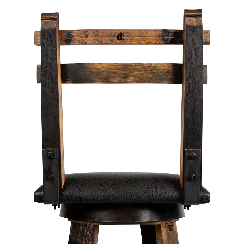 160 PROOF Bar Stool with Swivel Vinyl Seat