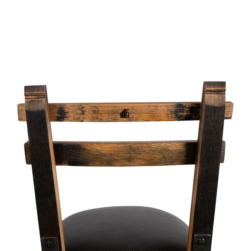 160 PROOF Bar Stool with Swivel Vinyl Seat