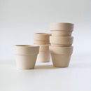 2'' White Clay Pot