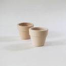 2'' White Clay Pot