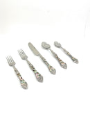 Stainless Steel Flatware set of 20 with Seap work Handle