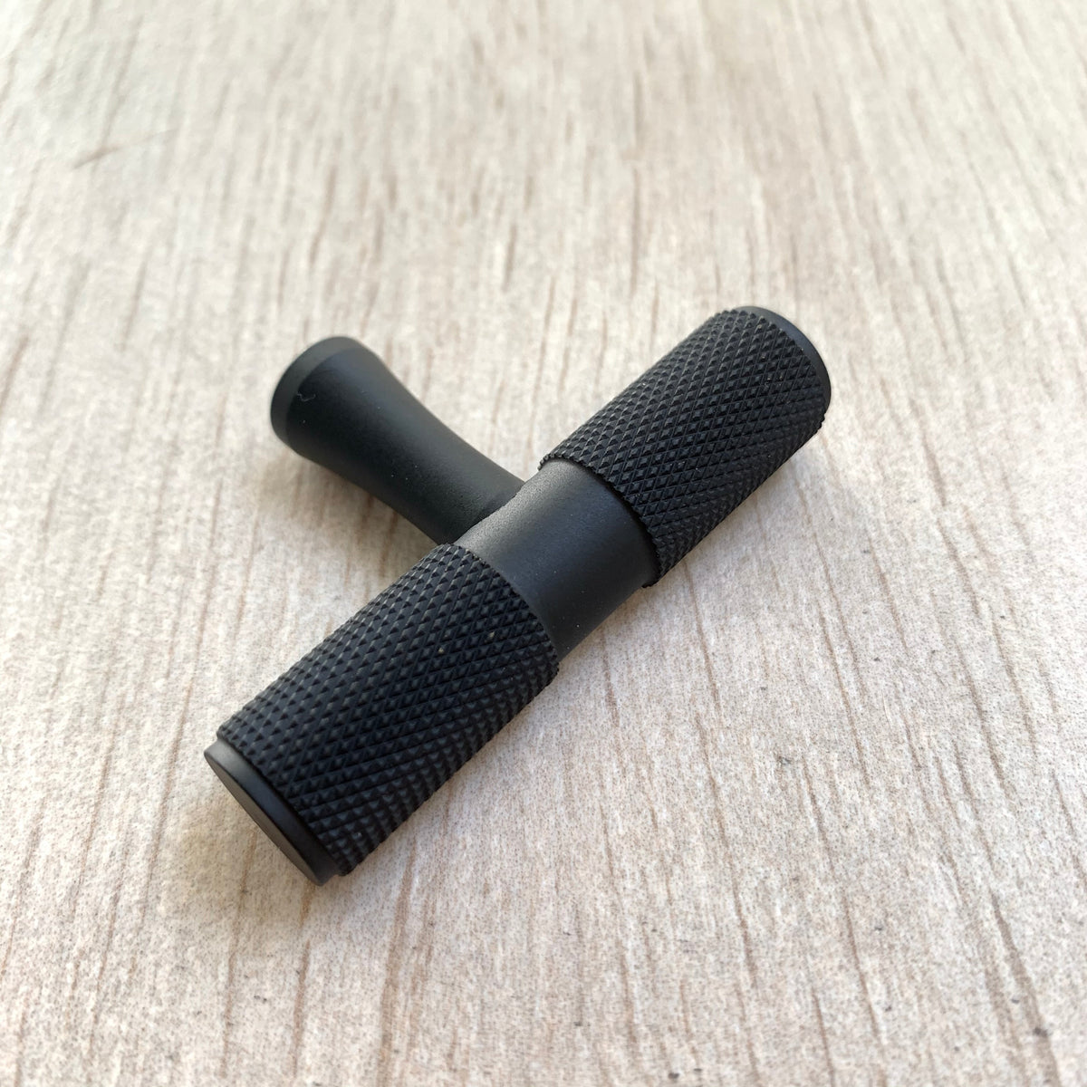 Knurled Matte Black Solid "Texture" Drawer Pulls and Knobs, photo 7 of 13