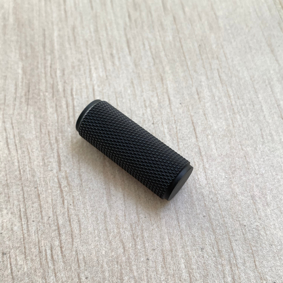 Knurled Matte Black Solid "Texture" Drawer Pulls and Knobs, photo 4 of 13