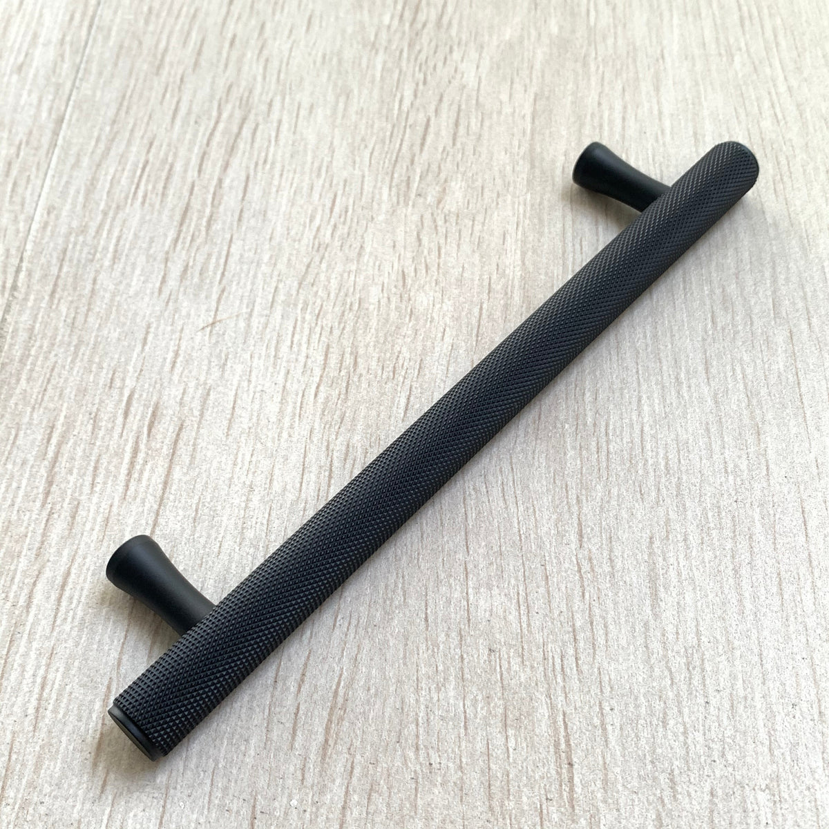 Knurled Matte Black Solid "Texture" Drawer Pulls and Knobs, photo 10 of 13