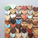 Handmade Wooden Hearts