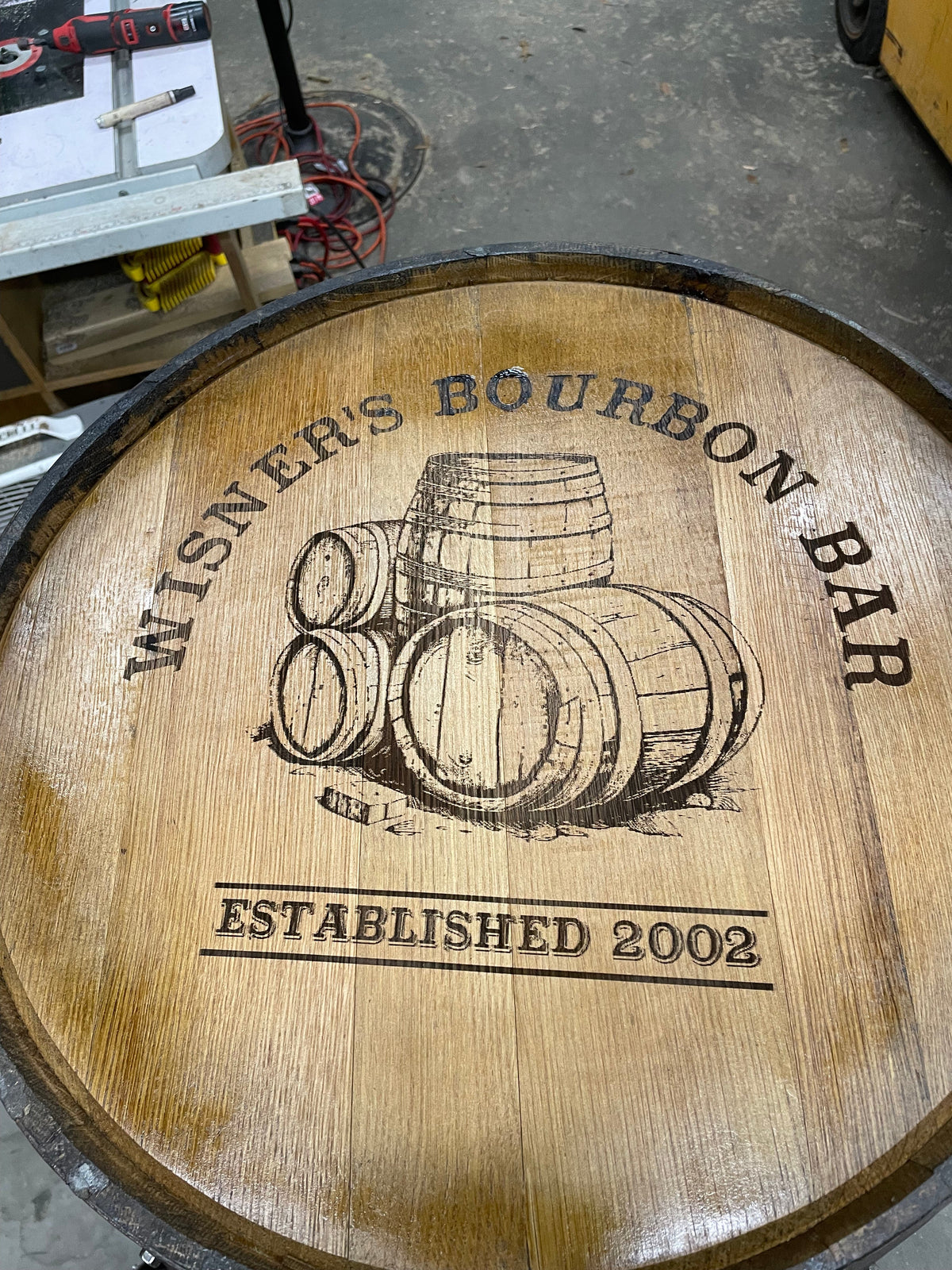 Standard  Whiskey Barrel Cabinet, photo 10 of 14
