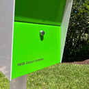 NEW! The Retrobox Locking Package Dropbox in JET BLACK - Modern Mailbox