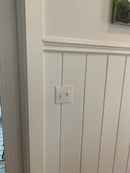 CleanPlate Classic Wall Plate in Contemporary White for Toggle Switches