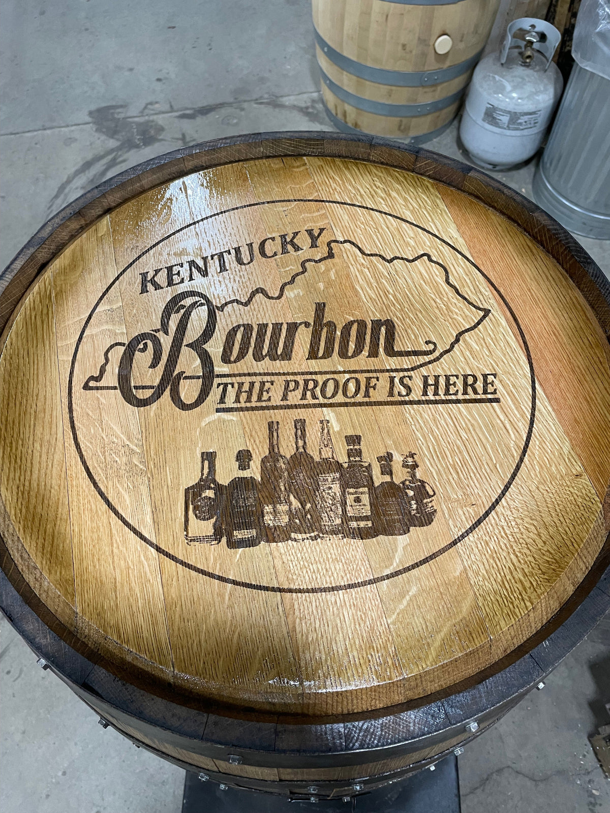 Standard  Whiskey Barrel Cabinet, photo 12 of 14