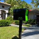 NEW! The Retrobox Locking Package Dropbox in JET BLACK - Modern Mailbox