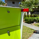 NEW! The Retrobox Locking Package Dropbox in ARCTIC WHITE - Modern Mailbox