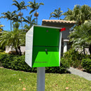 NEW! The Retrobox Locking Package Dropbox in ARCTIC WHITE - Modern Mailbox