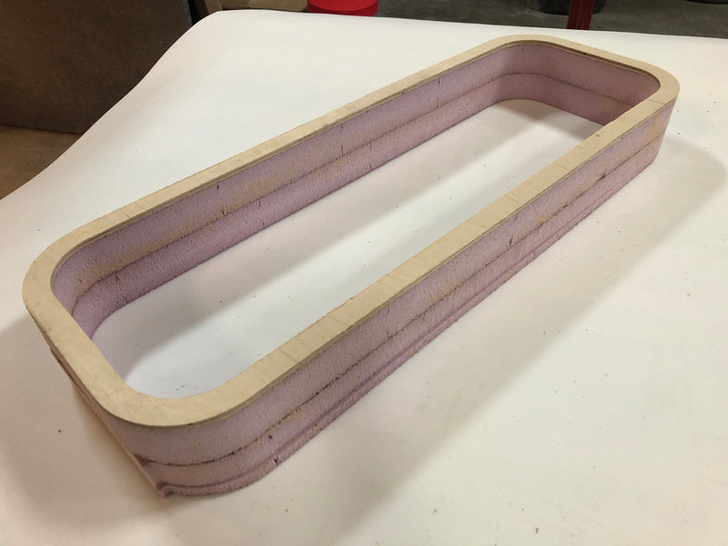 Rear Pill Shaped Window Frame