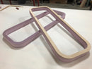 Rear Pill Shaped Window Frame