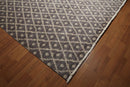 9' x 12' Hand knotted Oriental Area rug Wool full pile Modern Ikat Gray 9x12 ft
