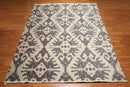 9' x 12' hand knotted 100% Wool Modern Area Rug full pile 9 x 12 ft Beige Gray
