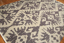 9' x 12' hand knotted 100% Wool Modern Area Rug full pile 9 x 12 ft Beige Gray