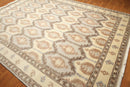 9' x 12' Hand knotted Wool Traditional Oriental Area Rug full pile 9x12 Beige