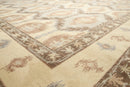 9' x 12' Hand knotted Wool Traditional Oriental Area Rug full pile 9x12 Beige