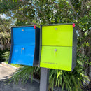 NEW! The Retrobox Locking Package Dropbox in JET BLACK - Modern Mailbox