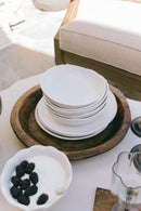 Drift Dinner Plate - Matte White - Set of 6