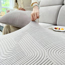 Stretch Couch Cushion Covers, Washable Chaise Lounge Sofa Slipcover, Elastic Furniture Protector for Pets, Kid