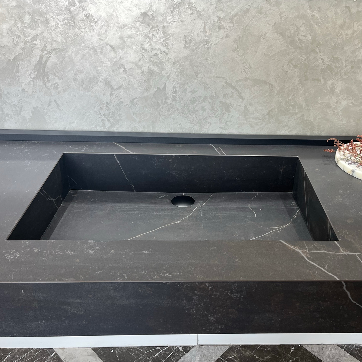 Engineered Porcelain Sink Dekton Kelya Handcrafted Modern Kitchen and Bath Design, photo 14 of 17