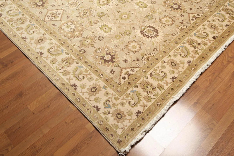 9' x 12' Traditional Oushak Hand Knotted Area Rug Carpet 100% wool Beige