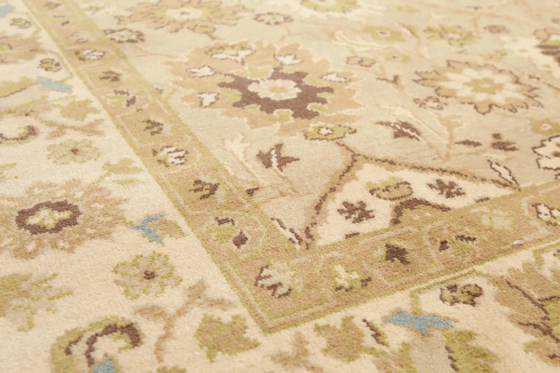 9' x 12' Traditional Oushak Hand Knotted Area Rug Carpet 100% wool Beige