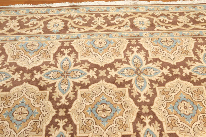 9' x 12' Traditional Oriental Area Rug 100% New Zealand wool New Beige