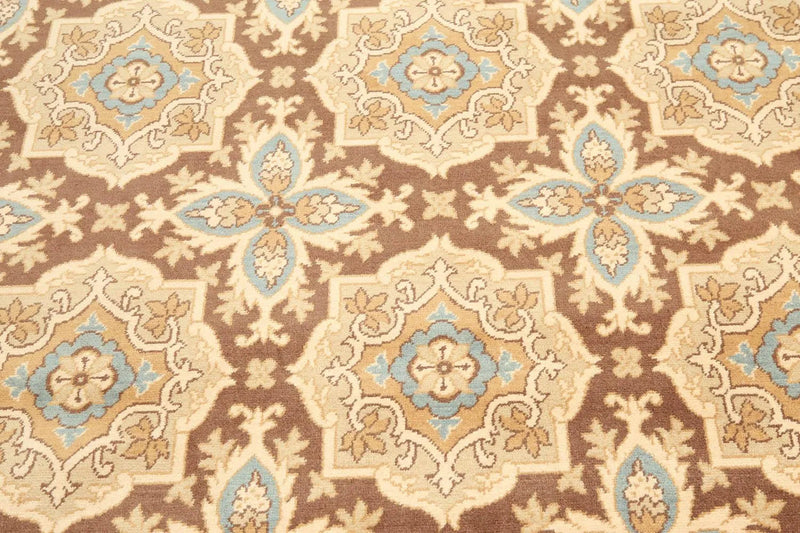 9' x 12' Traditional Oriental Area Rug 100% New Zealand wool New Beige