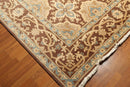 9' x 12' Traditional Oriental Area Rug 100% New Zealand wool New Beige
