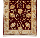 Wool w. silk Kumkapi red/ivo 2x3