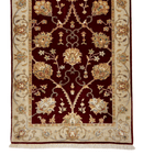 Wool w. silk Kumkapi red/ivo 2x3