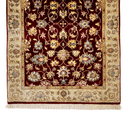 Wool w. silk Kumkapi red/gld 2x3