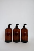 Glass Amber Liquid Pumps