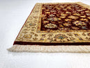 Wool w. silk Kumkapi red/gld 2x3