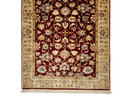 Wool w. silk Kumkapi red/ltgld 2x3