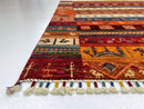Khurjeen/Gabbeh (6'06"x6'10") rust/multicolor