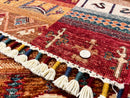 Khurjeen/Gabbeh (6'06"x6'10") rust/multicolor
