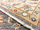Chobi Farahan (4'00"x5'06") lavendar-gray/ivory