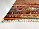 Khorjin (6'01"x8'07") blue/mulitcolor