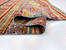 Khorjin (6'01"x8'07") blue/mulitcolor