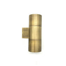 SCSP01 Stelvio Sconce Antique Brass Finish Up/Down Light Low Voltage Outdoor Lighting by Kings Outdoor Lighting