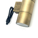 SCSP01 Stelvio Sconce Antique Brass Finish Up/Down Light Low Voltage Outdoor Lighting by Kings Outdoor Lighting