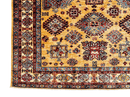 Super Kazak (5'08"x7'11") gold/ivory