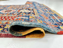 Afghan Wazir (3'04"x5'03") blue/multicolor