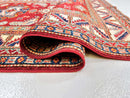 Super Kazak 4'00"x5'11" red/ivo