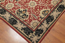 8' x 10' Hand woven Wool French Needlepoint Oriental Area rug